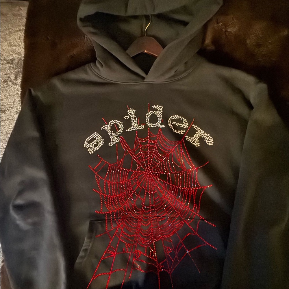 Black Spider Hoodie Sweater